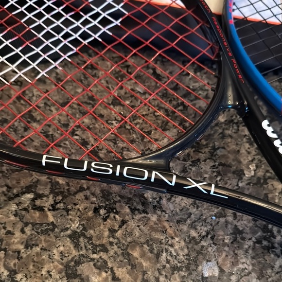 Wilson Fusion and Head Tennis Rackets with Bag - EUC - Picture 2 of 11